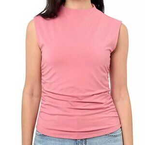 NWT RM by Rebecca Minkoff Women's Soft Mock Neck Tank Top, Size Large